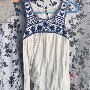 American Eagle Embroidered Tank-Top
